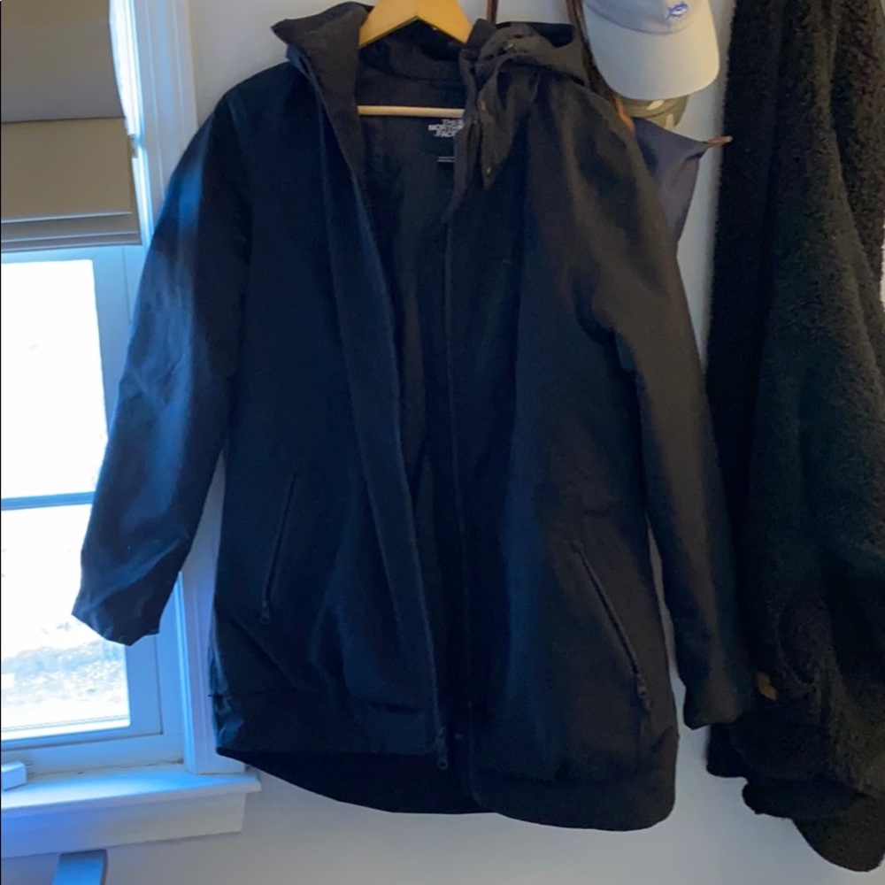 North face down jacket, lightly used
